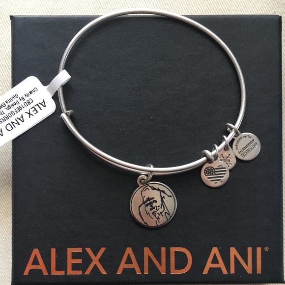 🆕Alex and Ani Ellen Fund Gorilla Bracelet & cards - Picture 3 of 8